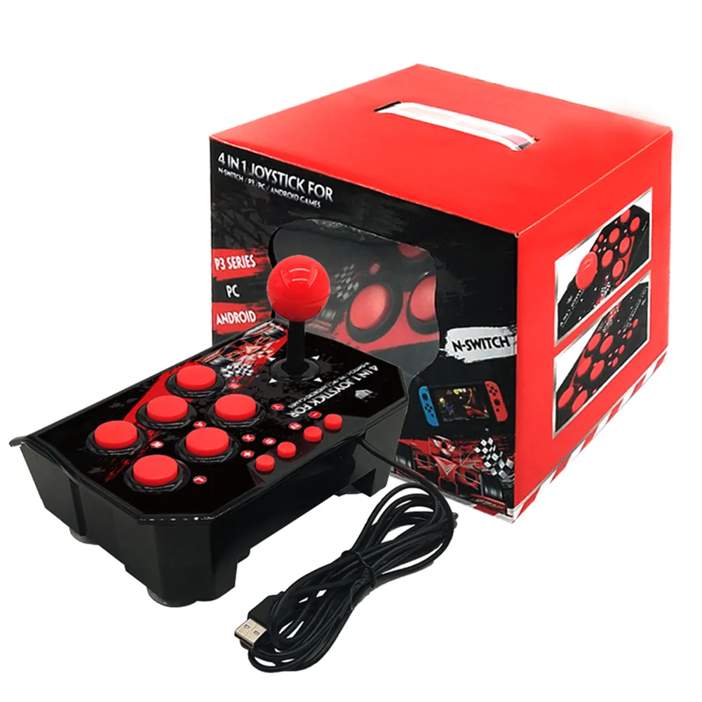 Controle Arcade USB Fightstick 4 em 1